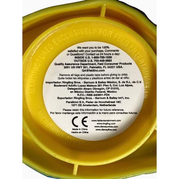 Disney Flounder Fish-Shaped Plastic Mug With Hinged Lid - Picture 11 of 13